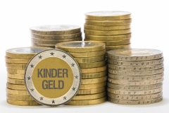 Kindergeld auf Münze