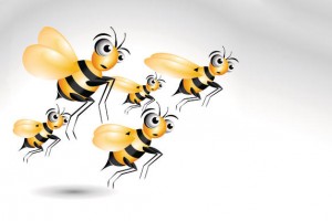 Fleißige Bienen – das Rückgrat stärken
