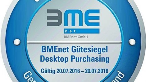 BME zeichnet Veenion GmbH mit Gütesiegel „Desktop Purchasing“ aus