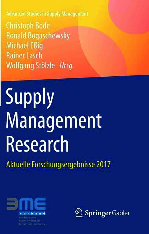 Fachbuch „Supply Management Research 2017“ erschienen