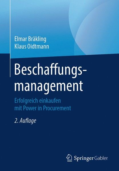 Buchrezension: "Beschaffngmanagement", erschienen im Springer Verlag