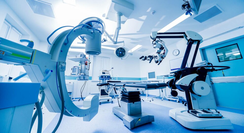 Medizintechnik: Equipment in einem OP-Saal
