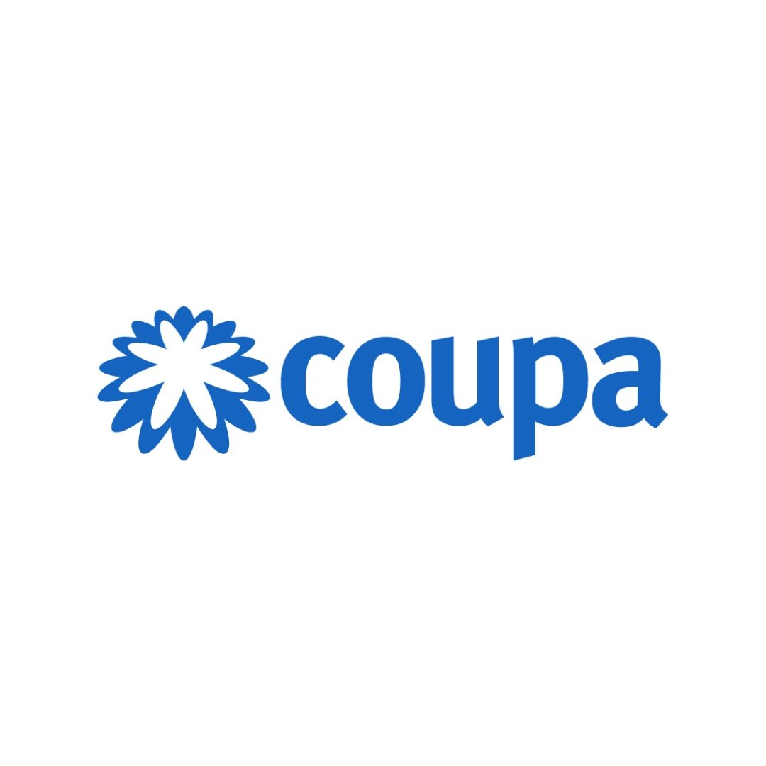 Das Logo der Firma coupa.