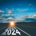 New_Year_direction_concept_and_sustainable_development_concept_On_the_road_labeled_2024_to_2030_at_sunset_in_the_evening_at_the_destination