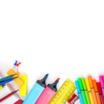 School_supplies_on_white_background._Free_space_for_text