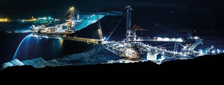 Coal_mining_in_an_open_pit_-_evening_photo
