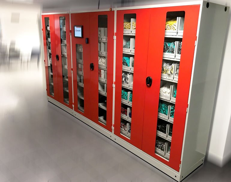 Ausgabeautomaten von Würth Industrie Service bei Danfoss im Praxiseinsatz